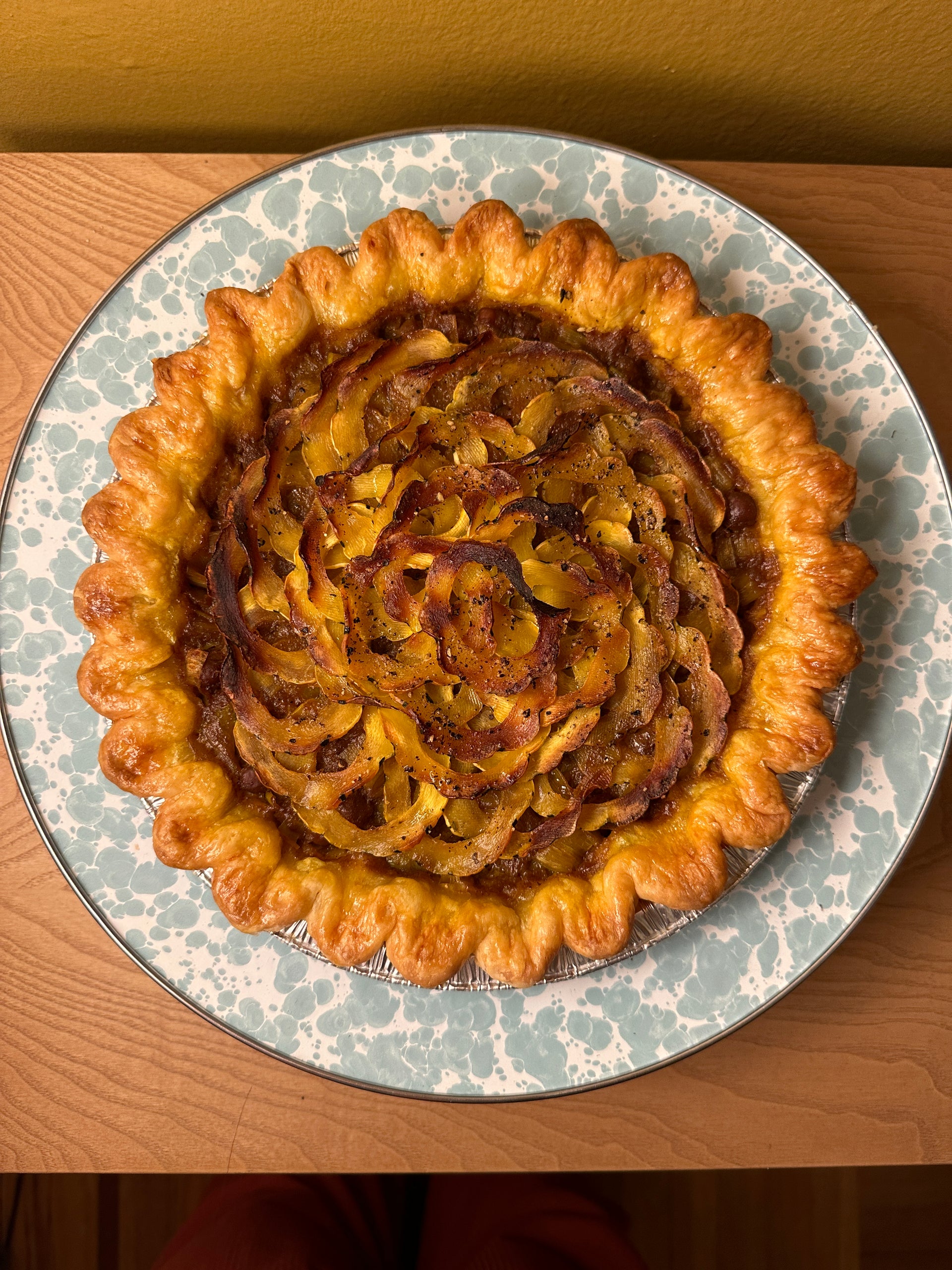 Stacey Mei Yan Fong for Heyday: Chickpea Curry Thanksgiving Pie