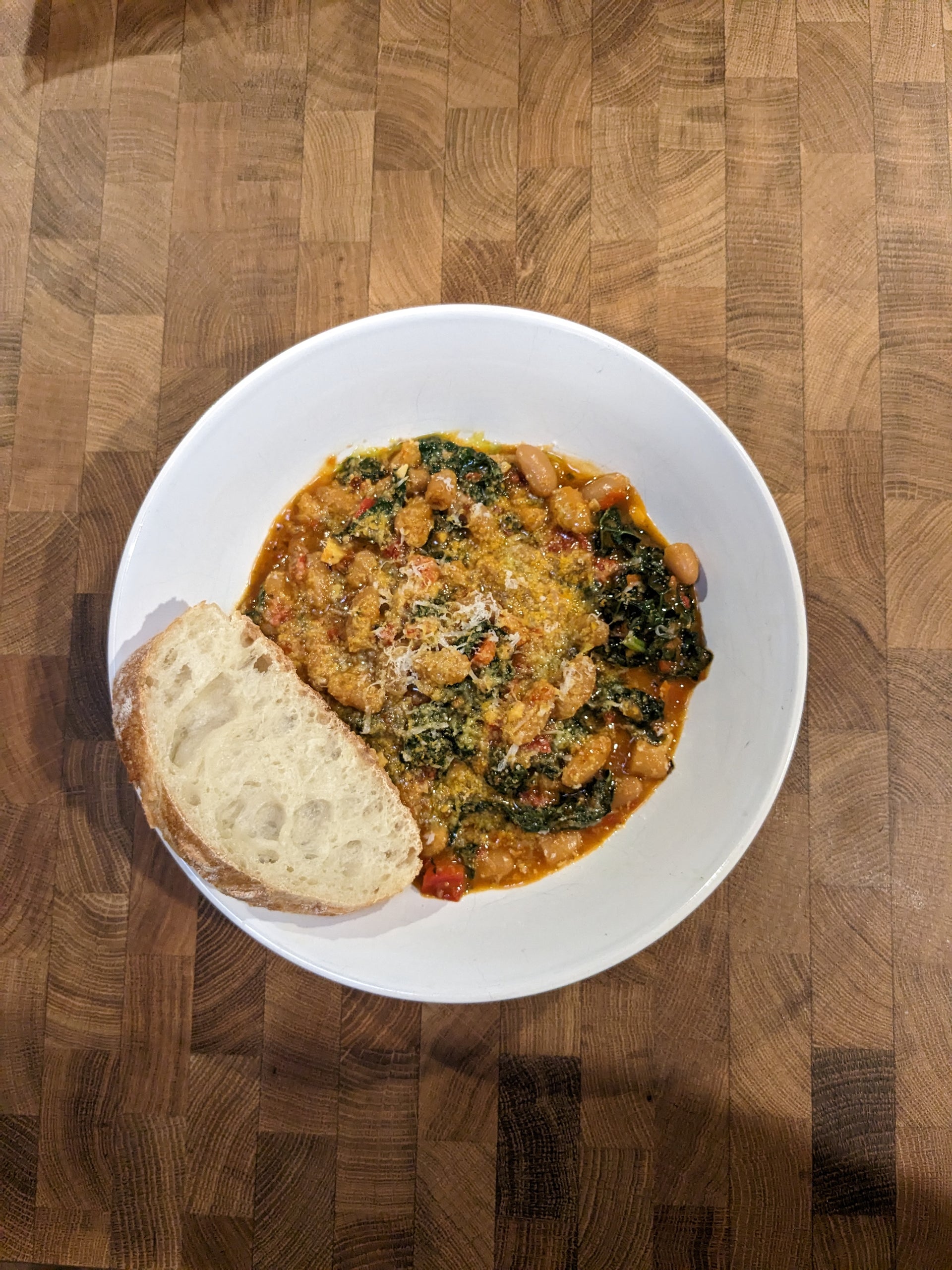 Tomato alla Vodka Romesco Beans