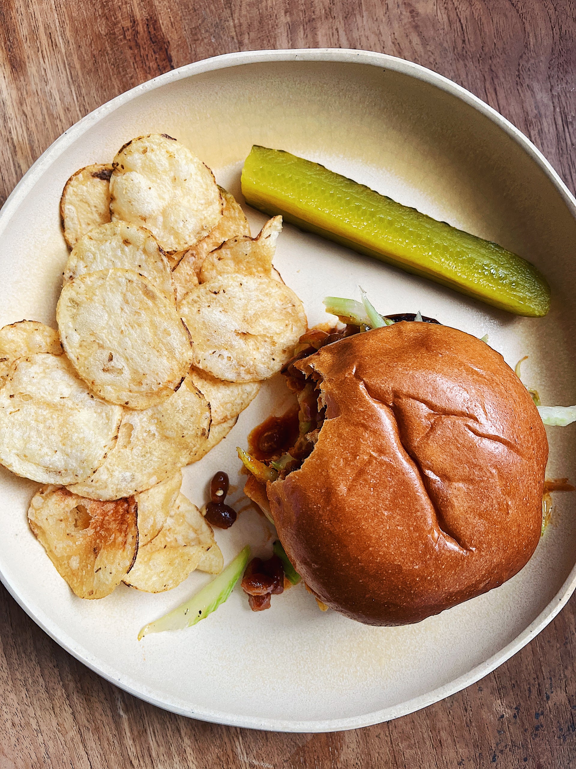Rebecca Firkser for Heyday: Apricot Glazed Bean Sloppy Joes with Celery Slaw