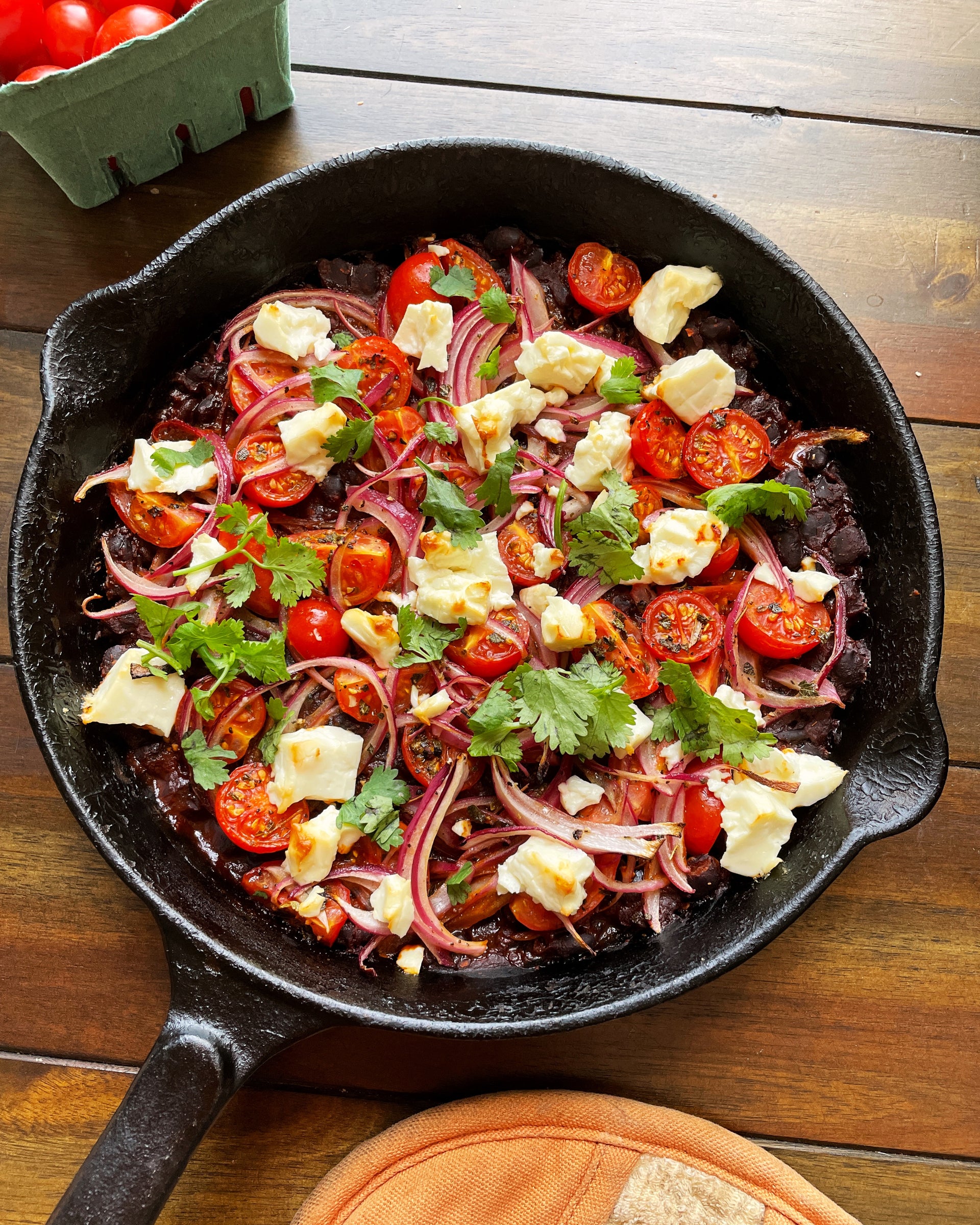 Lukas Volger for Heyday: Baked Harissa Lemon Chickpeas with Feta