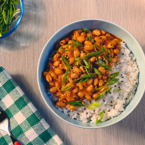 Kimchi Sesame Navy Beans